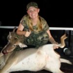 Adrianna’s First Deer: A Doe with Antlers